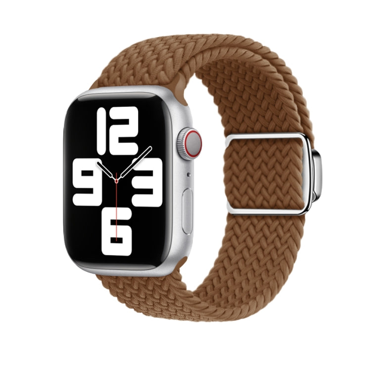 For Apple Watch Series 10 46mm Nylon Loop Magnetic Buckle Watch Band