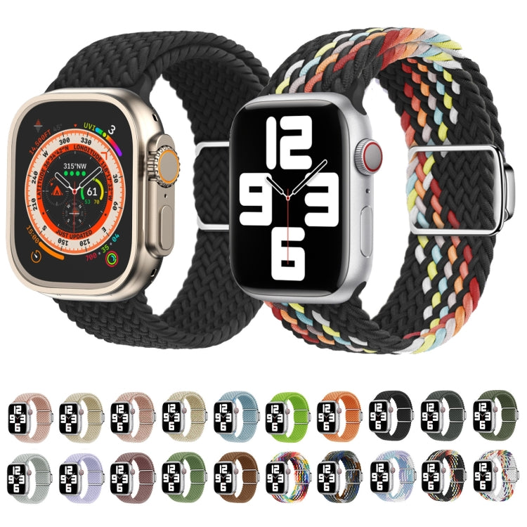For Apple Watch Series 10 42mm Nylon Loop Magnetic Buckle Watch Band