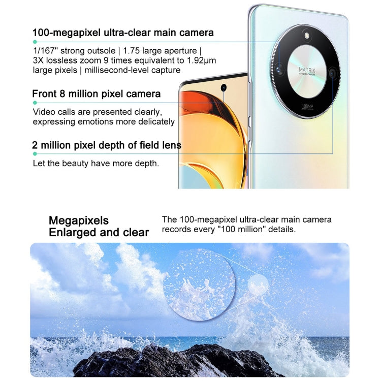 Honor X50 5G, 108MP Camera, 6.78 inch MagicOS 7.1.1 Snapdragon 6 Gen1 Octa Core up to 2.2GHz, Network: 5G, OTG, Not Support Google Play, Memory: