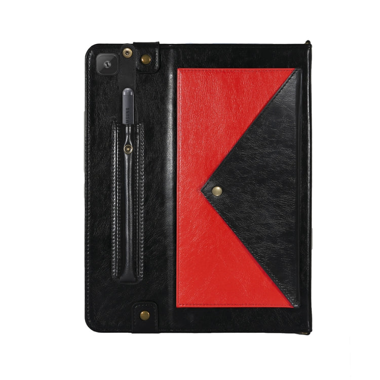 For Samsung Galaxy S6 Lite P610/615 Envelope Color Matching Horizontal Flip PU Leather Case with Card Slots & Pen Slots & Holder & Wallet & Photo Frame & Shoulder Strap