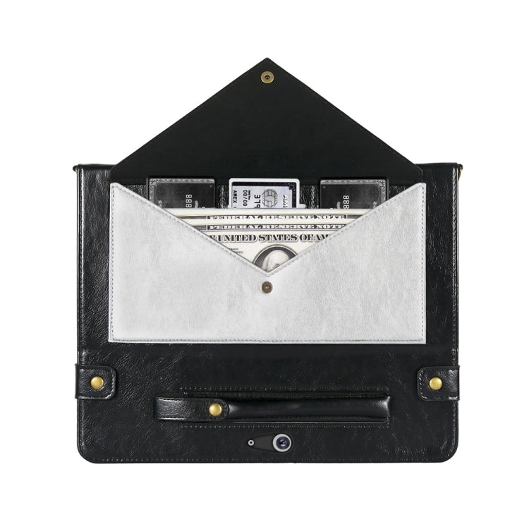 For Microsoft Surface Go 10.1 inch Envelope Color Matching Horizontal Flip PU Leather Case with Card Slots & Pen Slots & Holder & Wallet & Photo Frame & Shoulder Strap