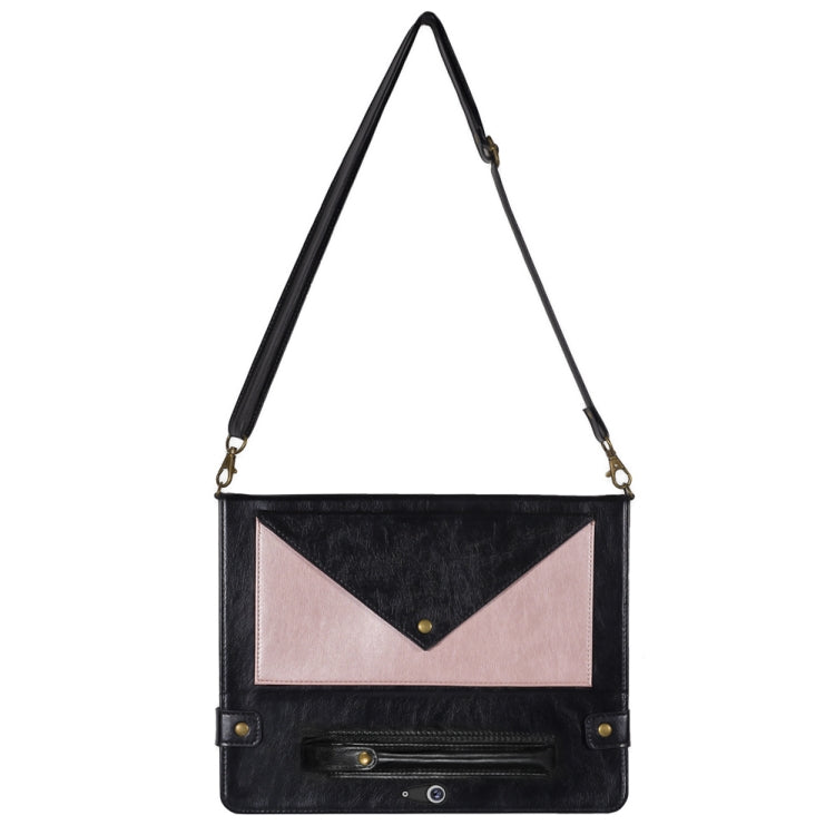 For Microsoft Surface Go 10.1 inch Envelope Color Matching Horizontal Flip PU Leather Case with Card Slots & Pen Slots & Holder & Wallet & Photo Frame & Shoulder Strap