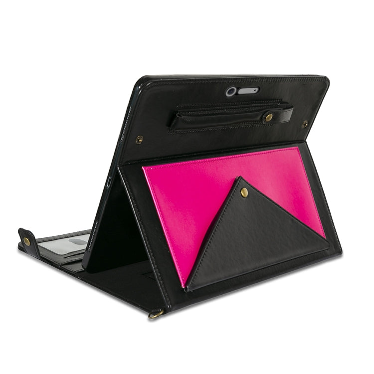 For Microsoft Surface Pro 4 / 5 / 6 / 7 Envelope Color Matching Horizontal Flip PU Leather Case with Card Slots & Pen Slots & Holder & Wallet & Photo Frame & Shoulder Strap