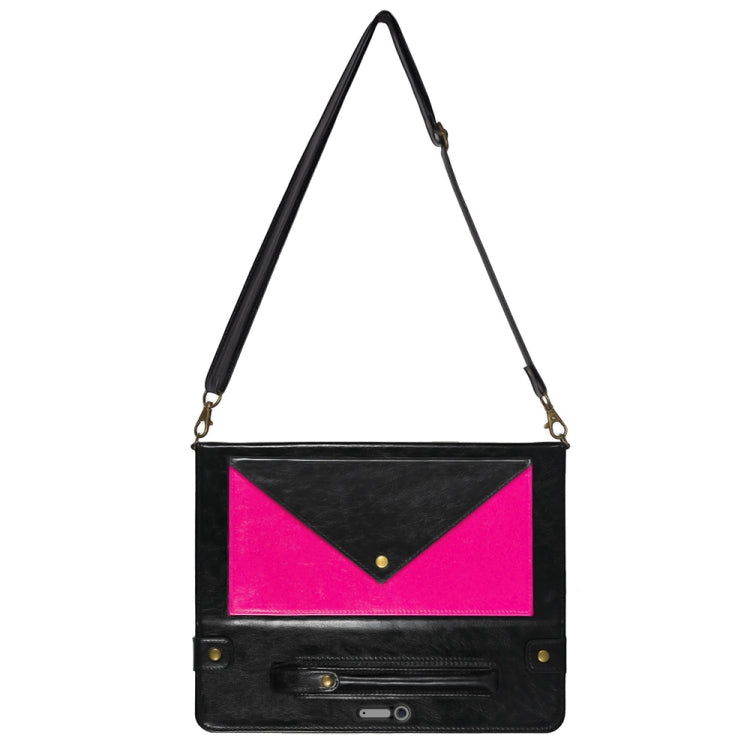 For Microsoft Surface Pro 4 / 5 / 6 / 7 Envelope Color Matching Horizontal Flip PU Leather Case with Card Slots & Pen Slots & Holder & Wallet & Photo Frame & Shoulder Strap