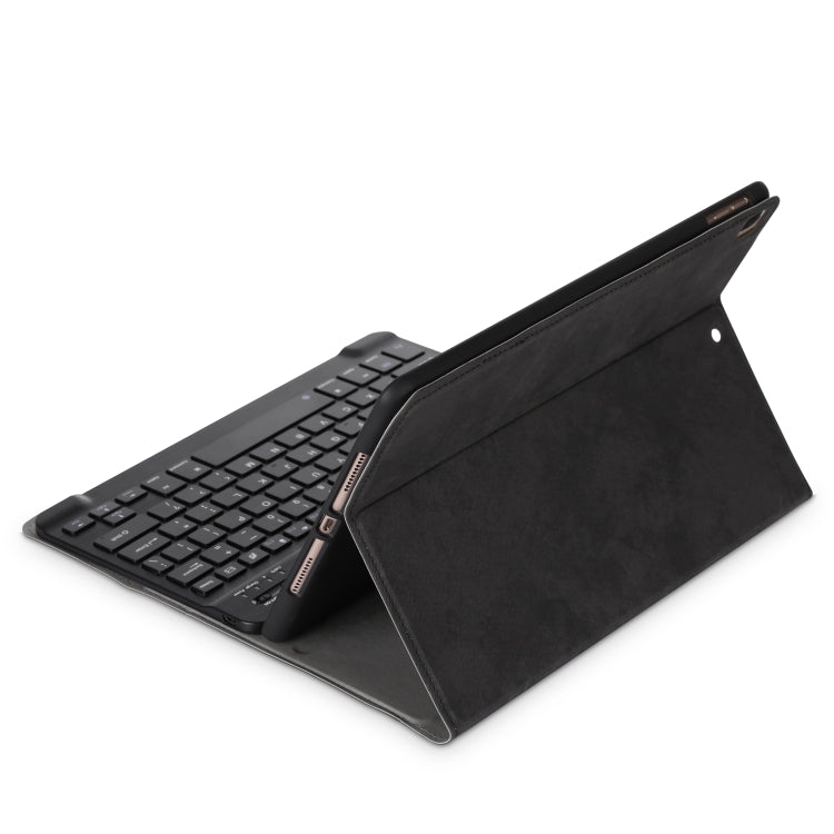 For iPad 10.2 Marble Cloth Texture Horizontal Flip Leather Case with Pen Slot & Holder without Keyboard