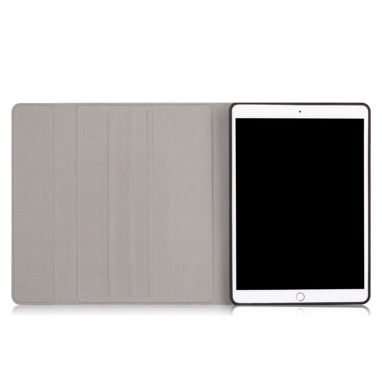 For iPad 10.2 Marble Cloth Texture Horizontal Flip Leather Case with Pen Slot & Holder without Keyboard