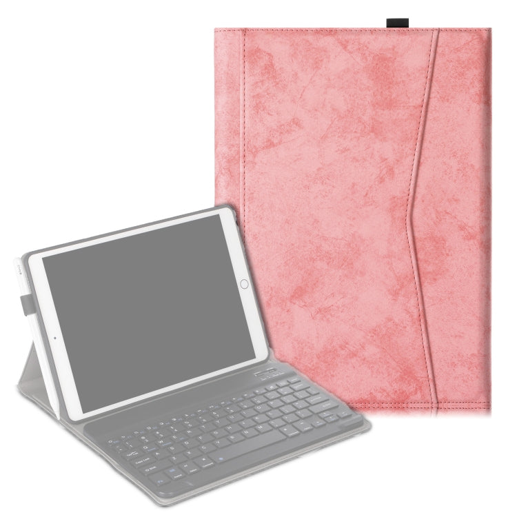 For iPad 10.2 Marble Cloth Texture Horizontal Flip Leather Case with Pen Slot & Holder without Keyboard