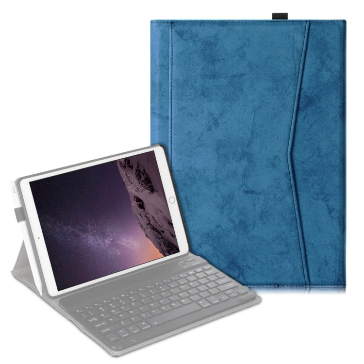 For iPad Air (2019) Marble Cloth Texture Horizontal Flip Leather Case with Pen Slot & Holder without Keyboard