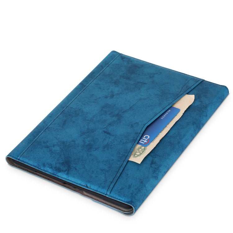 For iPad Air (2019) Marble Cloth Texture Horizontal Flip Leather Case with Pen Slot & Holder without Keyboard
