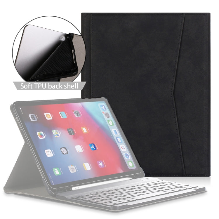For iPad Pro 11 (2020) Marble Cloth Texture Horizontal Flip Leather Tablet Case with Pen Slot & Holder without Keyboard