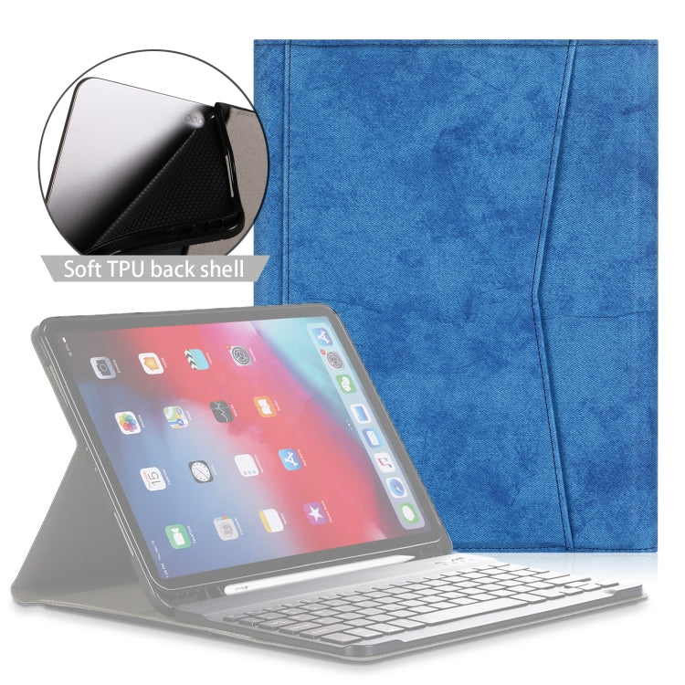 For iPad Pro 11 (2020) Marble Cloth Texture Horizontal Flip Leather Tablet Case with Pen Slot & Holder without Keyboard