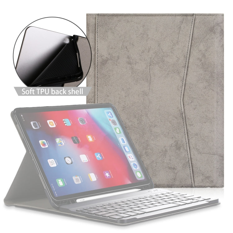 For iPad Pro 11 (2020) Marble Cloth Texture Horizontal Flip Leather Tablet Case with Pen Slot & Holder without Keyboard