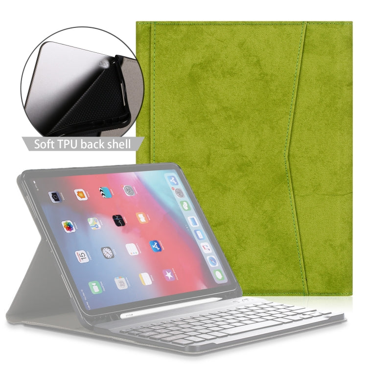 For iPad Pro 11 (2020) Marble Cloth Texture Horizontal Flip Leather Tablet Case with Pen Slot & Holder without Keyboard