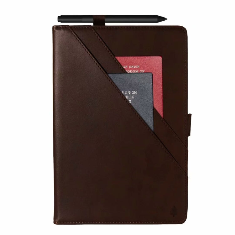 For Microsoft Surface Go 10.1 inch Horizontal Flip Double Holder Leather Case with Holder & Card Slots & Photo Frame