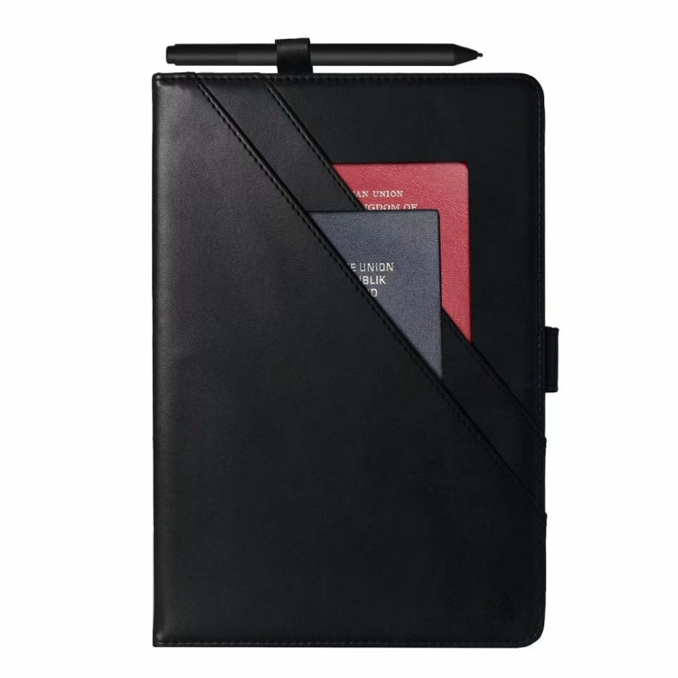 For Microsoft Surface Go 10.1 inch Horizontal Flip Double Holder Leather Case with Holder & Card Slots & Photo Frame