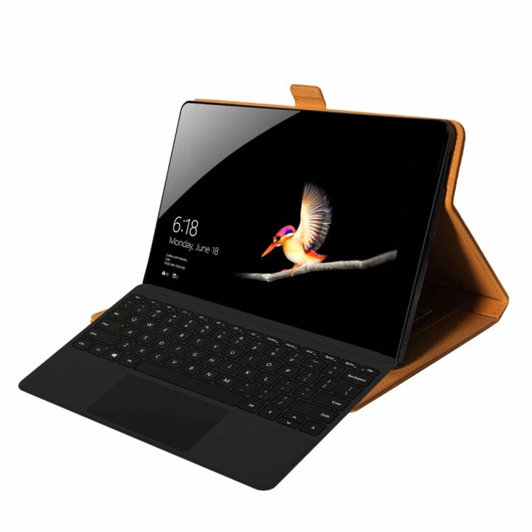 For Microsoft Surface Go 10.1 inch Horizontal Flip Double Holder Leather Case with Holder & Card Slots & Photo Frame