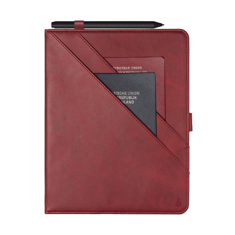 For Microsoft Surface Pro 4 / 5 / 6 / 7 Horizontal Flip Double Holder Leather Case with Holder & Card Slots & Photo Frame