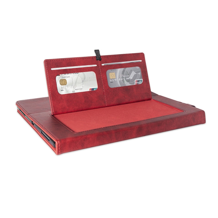 For Microsoft Surface Pro 4 / 5 / 6 / 7 Horizontal Flip Double Holder Leather Case with Holder & Card Slots & Photo Frame