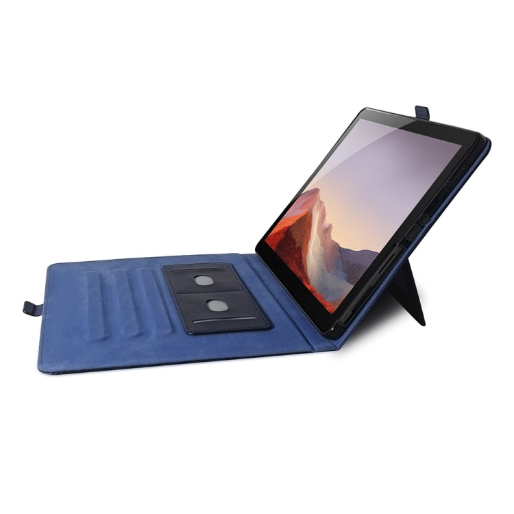 For Microsoft Surface Pro 4 / 5 / 6 / 7 Horizontal Flip Double Holder Leather Case with Holder & Card Slots & Photo Frame