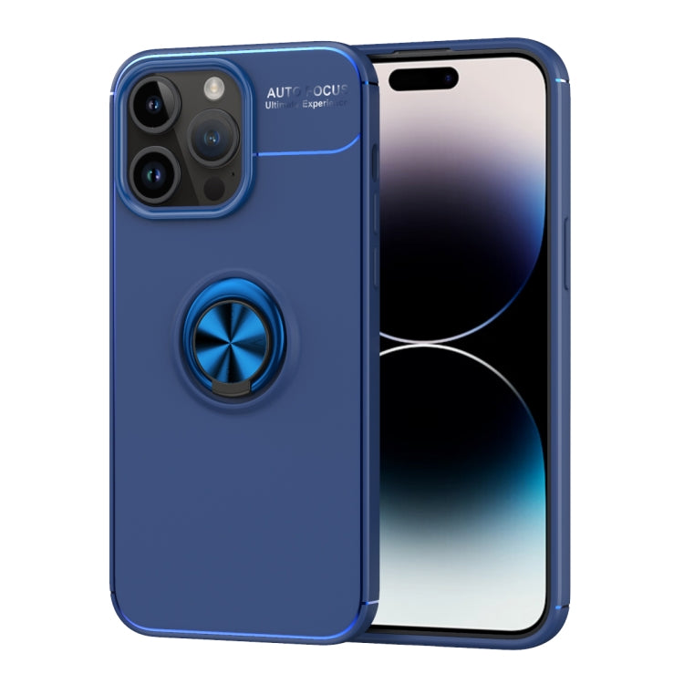 For iPhone 15 Pro Max Metal Ring Holder TPU Phone Case