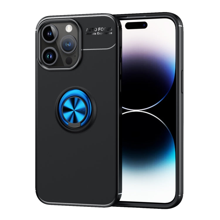 For iPhone 15 Pro Max Metal Ring Holder TPU Phone Case