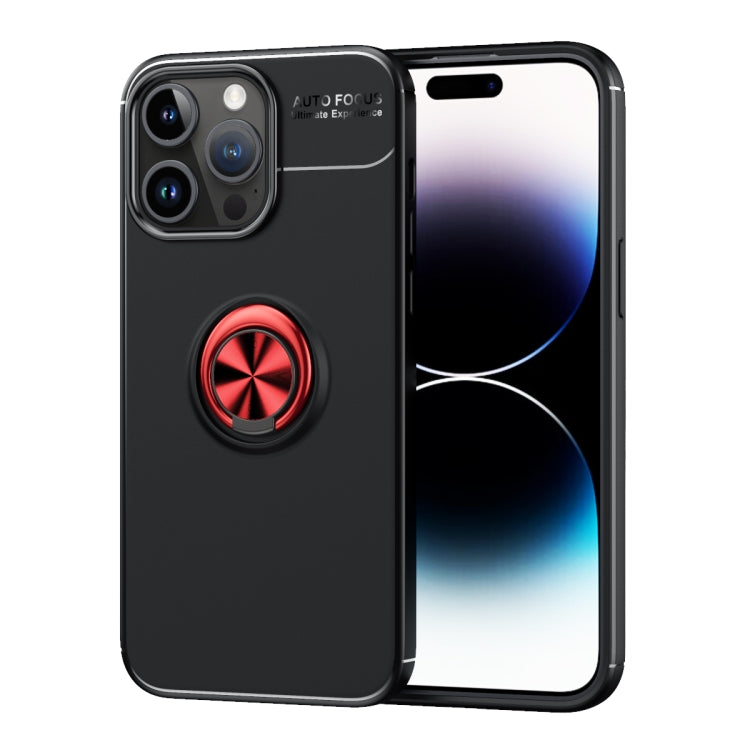 For iPhone 15 Pro Max Metal Ring Holder TPU Phone Case