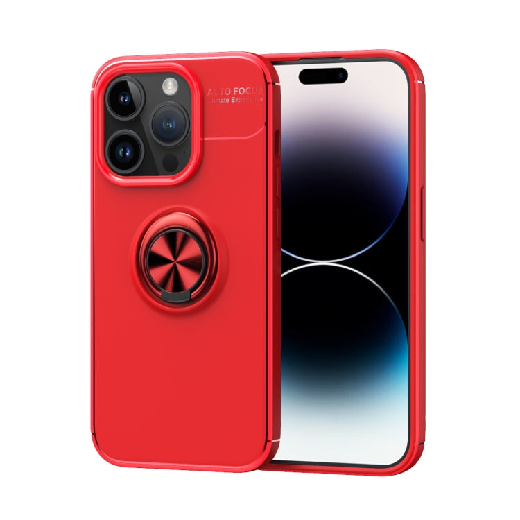 For iPhone 15 Pro Metal Ring Holder TPU Phone Case