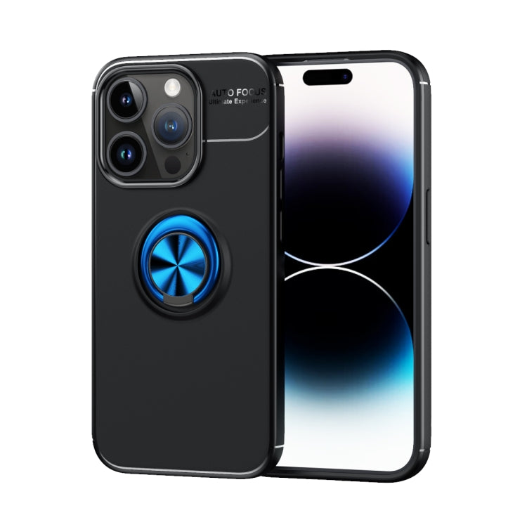 For iPhone 15 Pro Metal Ring Holder TPU Phone Case