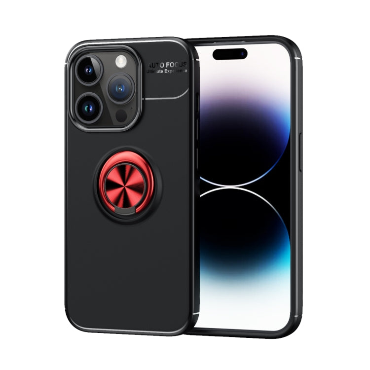For iPhone 15 Pro Metal Ring Holder TPU Phone Case