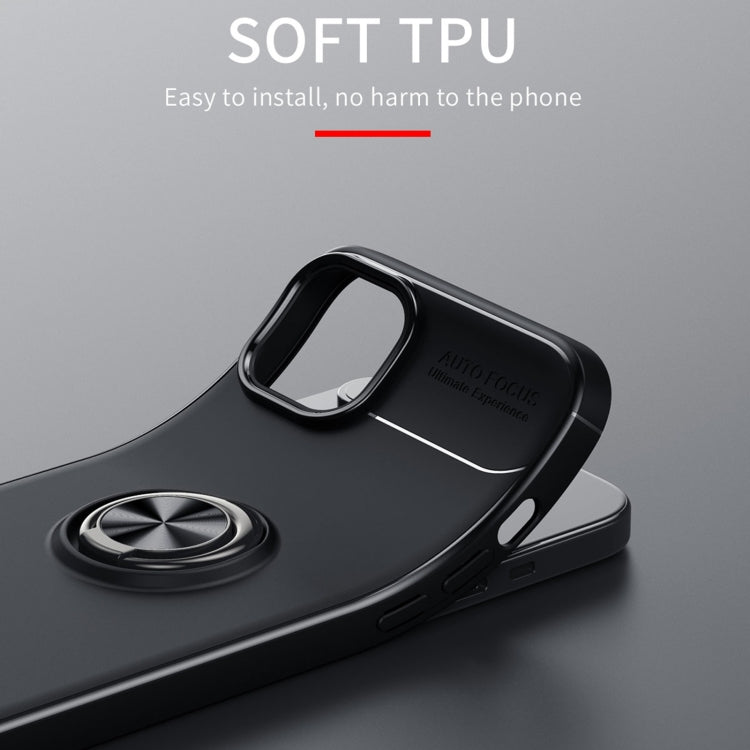 For iPhone 15 Metal Ring Holder TPU Phone Case