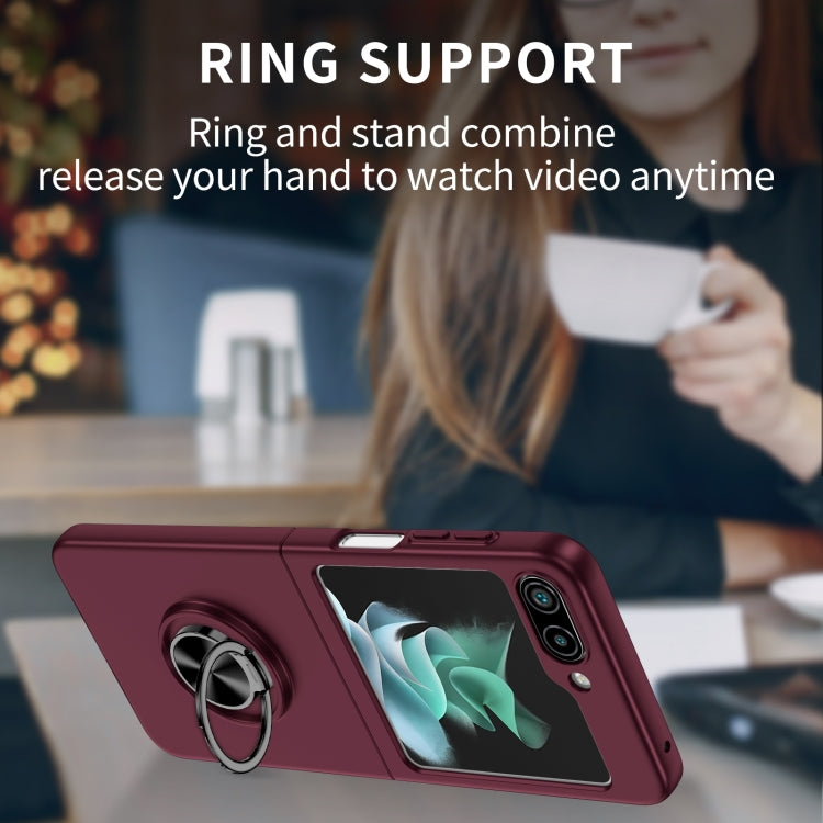 For Samsung Galaxy Z Flip7 FE / Flip6 Armor Ring Holder Phone Case