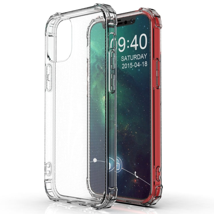 For iPhone 12 mini Shockproof Transparent TPU Protective Case