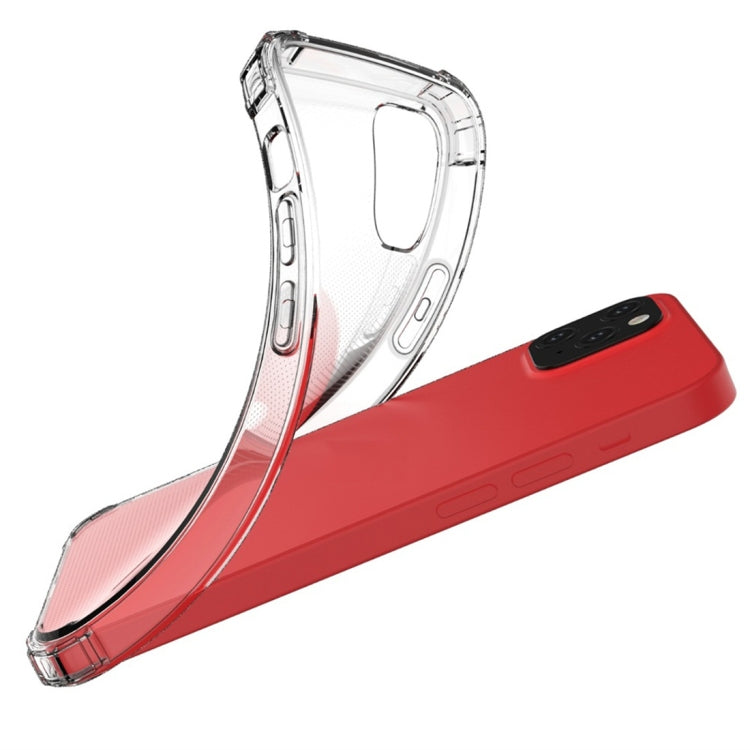For iPhone 12 mini Shockproof Transparent TPU Protective Case