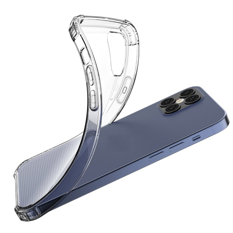 For iPhone 12 Pro Max Shockproof Transparent TPU Protective Case