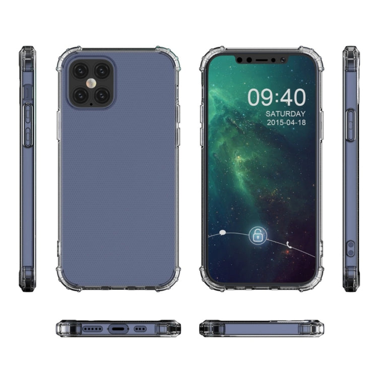 For iPhone 12 Pro Max Shockproof Transparent TPU Protective Case