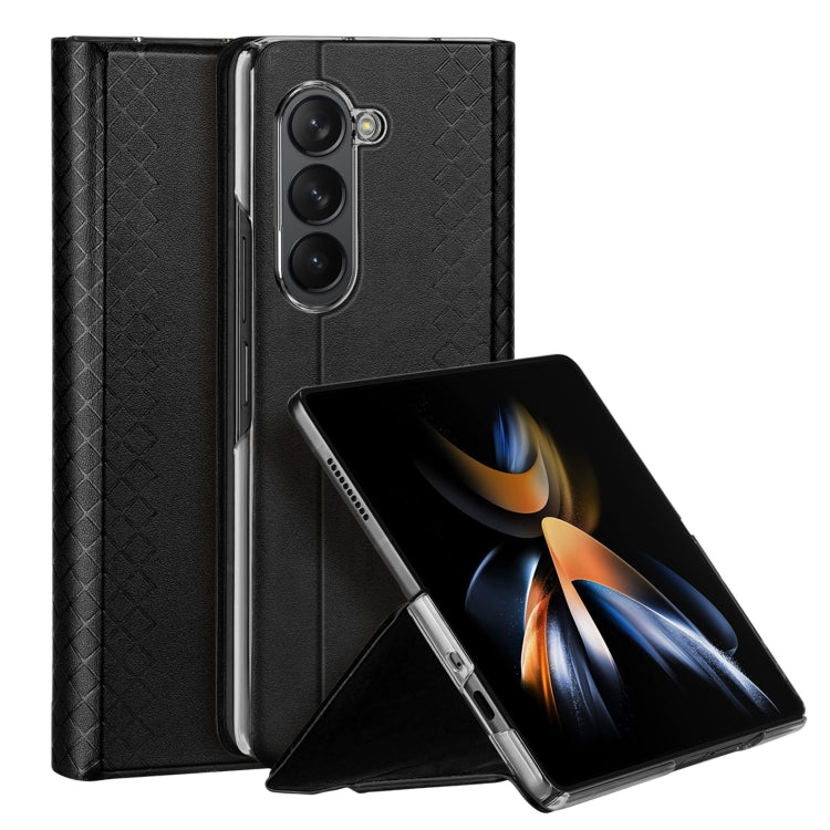 For Samsung Galaxy Z Fold5 5G DUX DUCIS Bril Series PU + TPU Phone Case