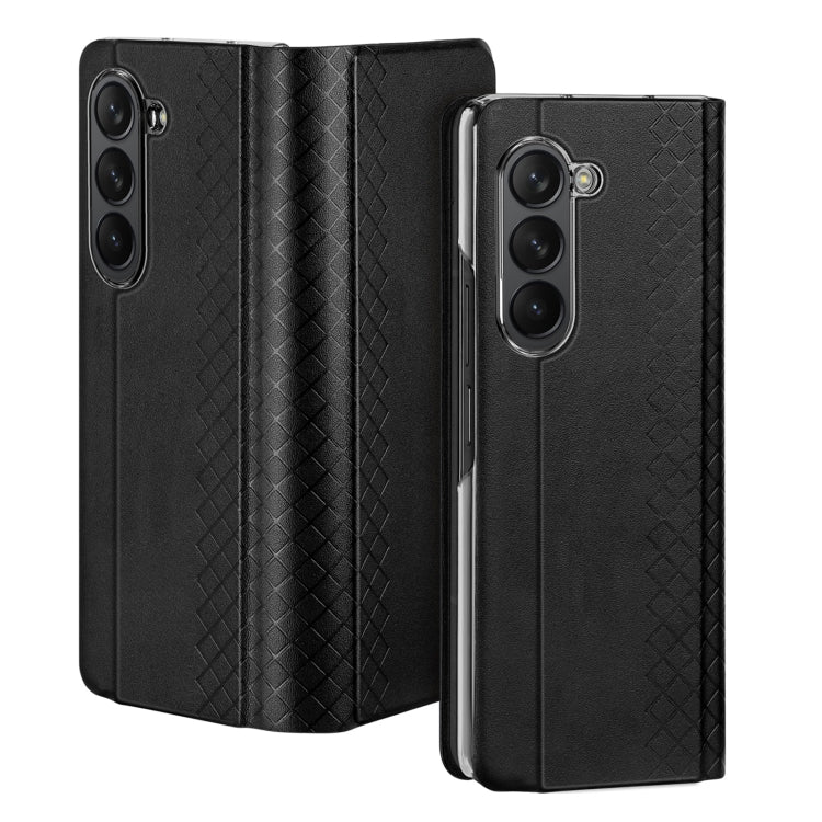 For Samsung Galaxy Z Fold5 5G DUX DUCIS Bril Series PU + TPU Phone Case