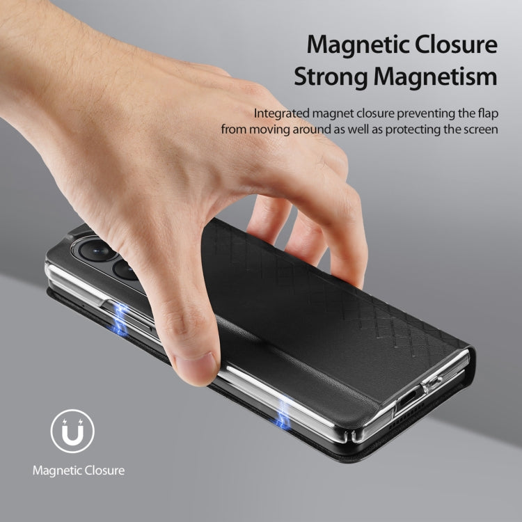 For Samsung Galaxy Z Fold5 5G DUX DUCIS Bril Series PU + TPU Phone Case