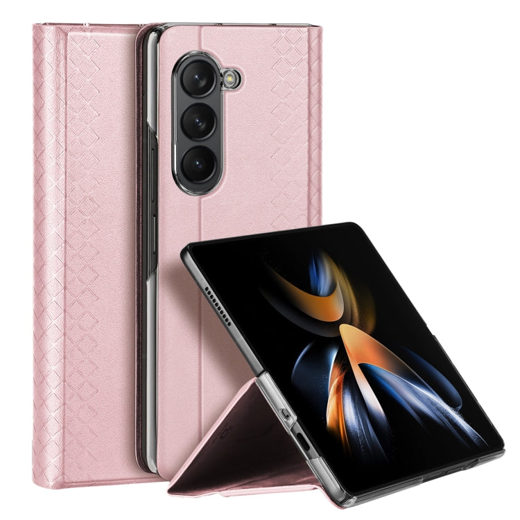 For Samsung Galaxy Z Fold5 5G DUX DUCIS Bril Series PU + TPU Phone Case