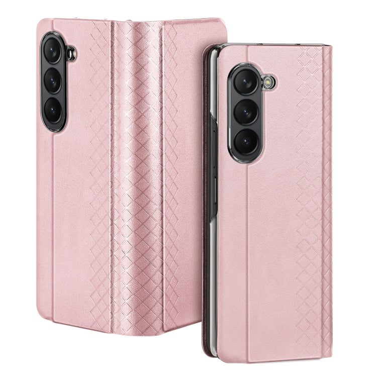 For Samsung Galaxy Z Fold5 5G DUX DUCIS Bril Series PU + TPU Phone Case