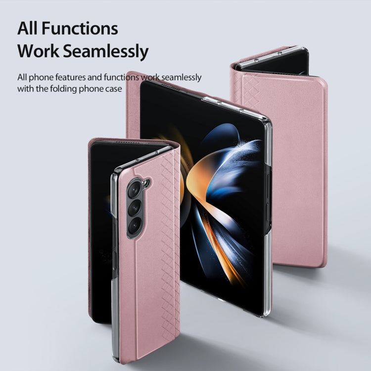 For Samsung Galaxy Z Fold5 5G DUX DUCIS Bril Series PU + TPU Phone Case