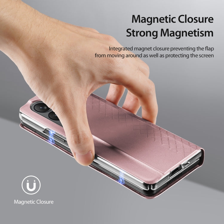 For Samsung Galaxy Z Fold5 5G DUX DUCIS Bril Series PU + TPU Phone Case