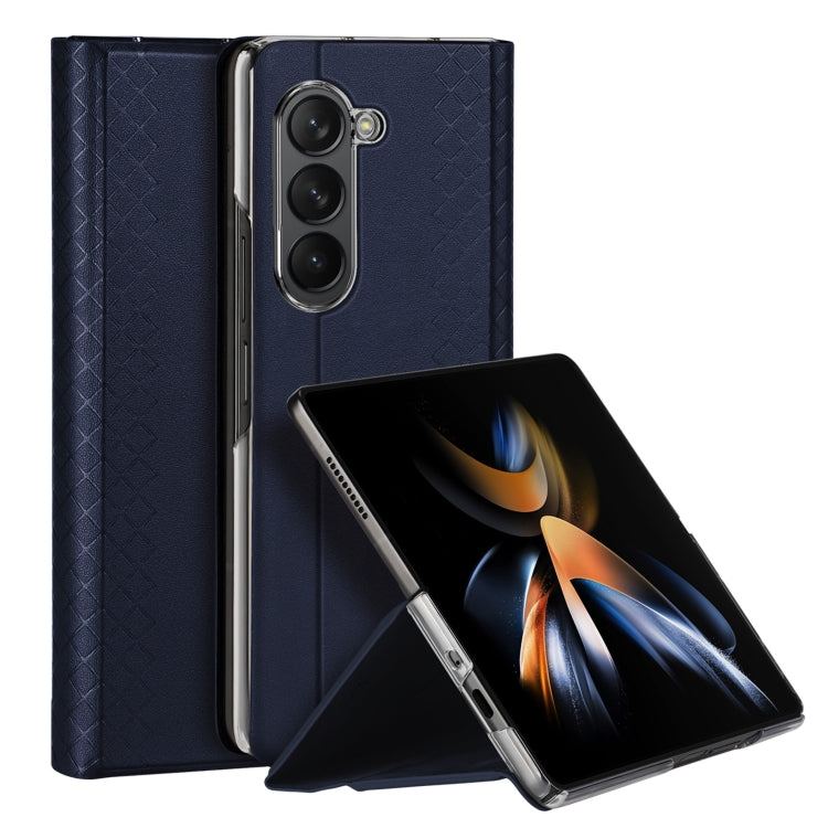 For Samsung Galaxy Z Fold5 5G DUX DUCIS Bril Series PU + TPU Phone Case