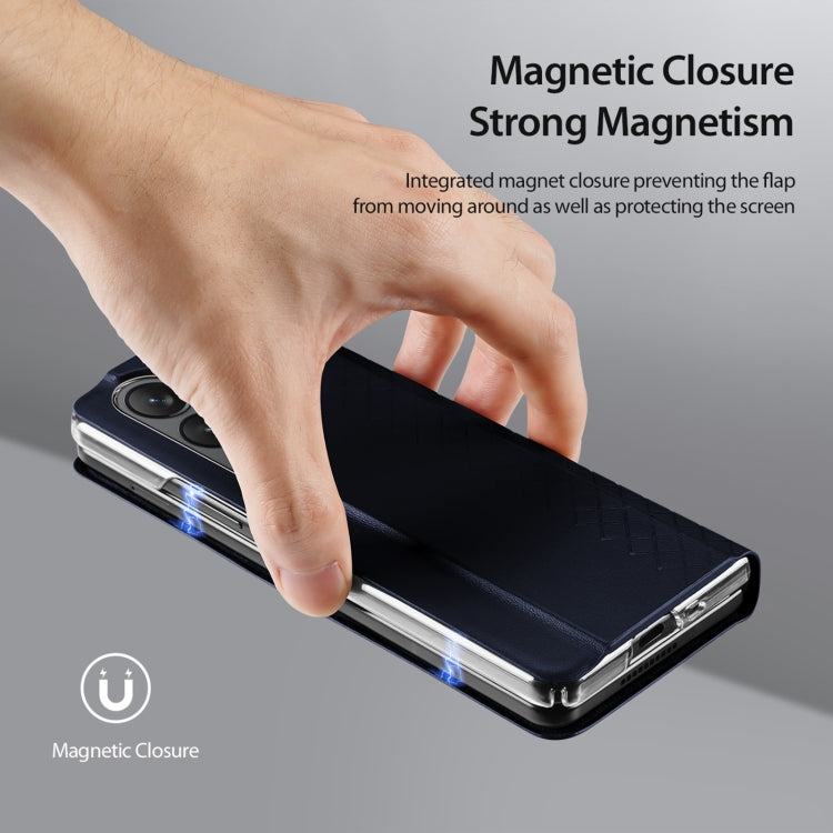 For Samsung Galaxy Z Fold5 5G DUX DUCIS Bril Series PU + TPU Phone Case