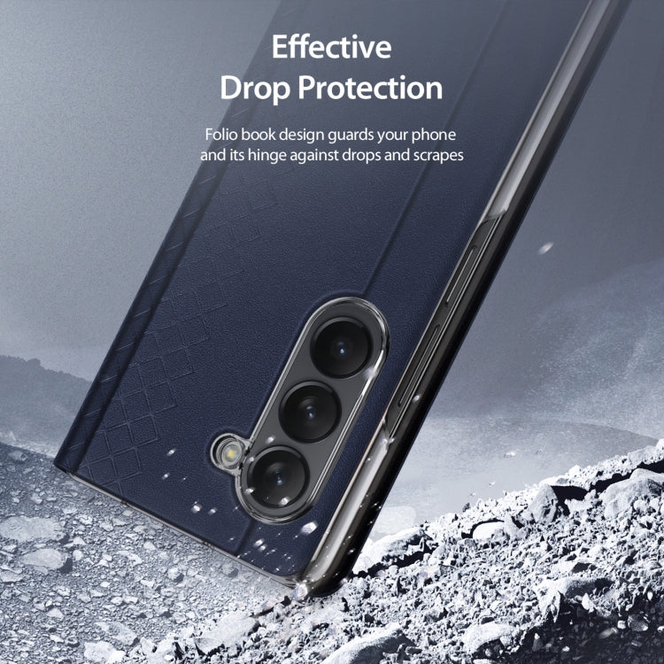 For Samsung Galaxy Z Fold5 5G DUX DUCIS Bril Series PU + TPU Phone Case