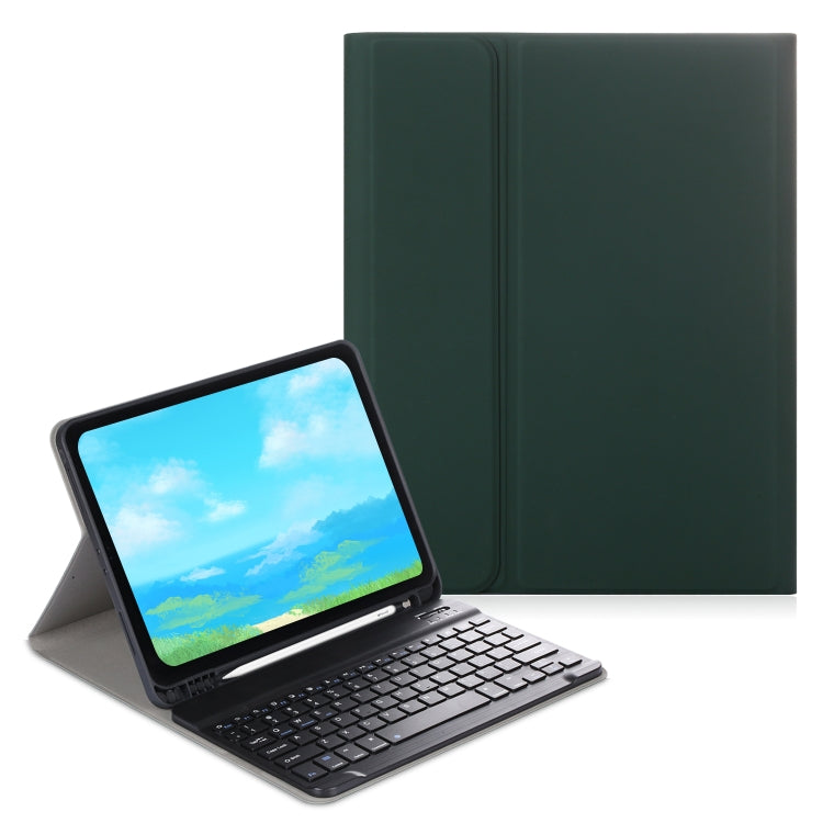 For iPad Pro 11 (2020) Electric Pressed Horizontal Flip Leather Tablet Case with Pen Slot & Holder & Keyboard