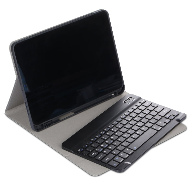 For iPad Pro 11 (2020) Electric Pressed Horizontal Flip Leather Tablet Case with Pen Slot & Holder & Keyboard