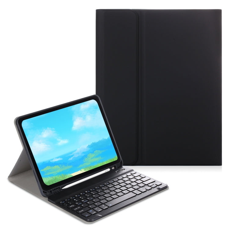 For iPad Pro 11 (2020) Electric Pressed Horizontal Flip Leather Tablet Case with Pen Slot & Holder & Keyboard