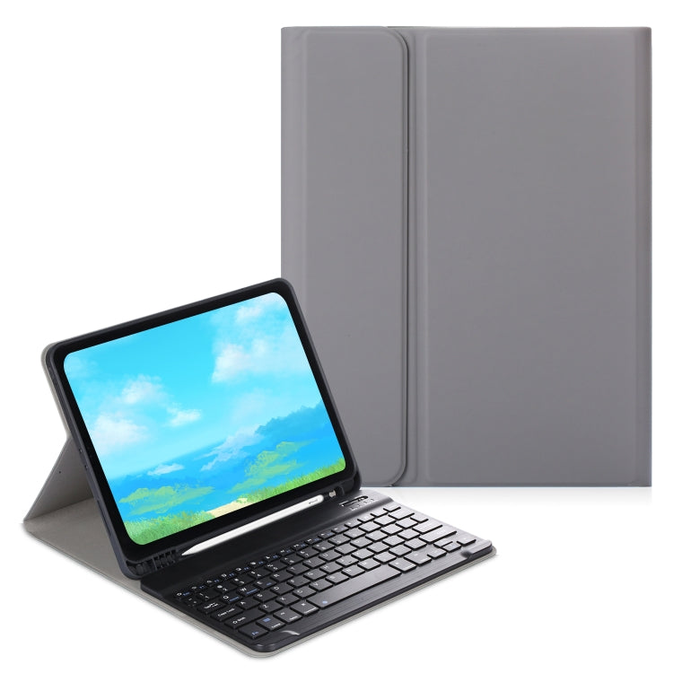 For iPad Pro 11 (2020) Electric Pressed Horizontal Flip Leather Tablet Case with Pen Slot & Holder & Keyboard