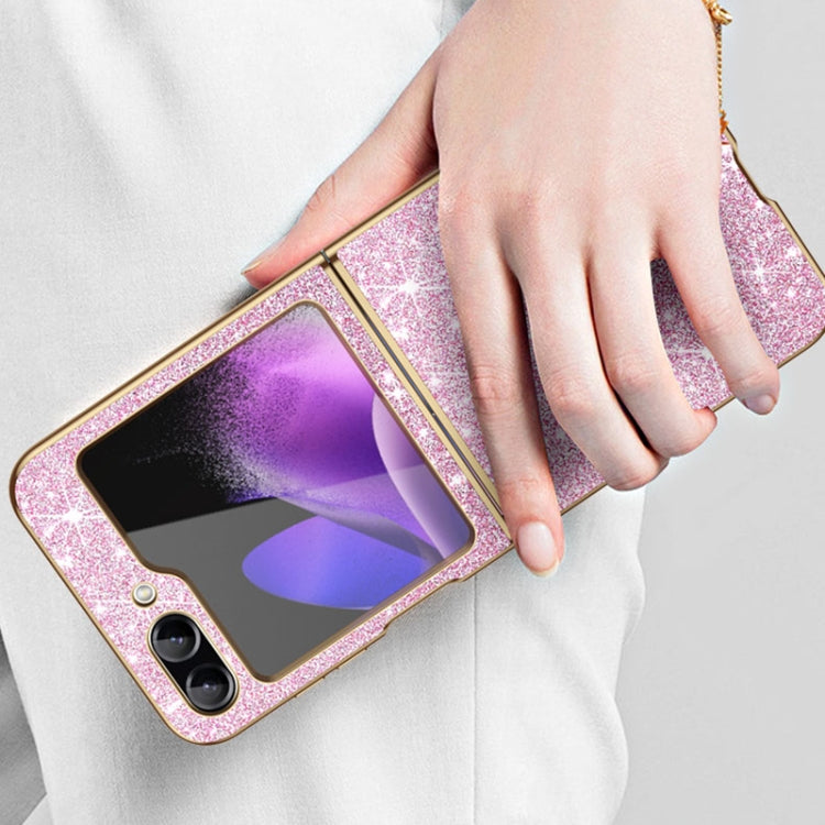 For Samsung Galaxy Z Flip6 / Flip7 FE Electroplate Glittery Shockproof Phone Case